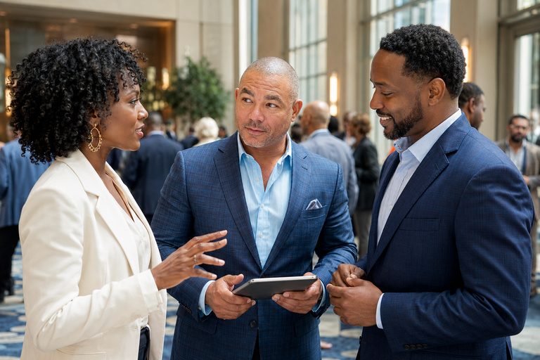 Proud Black-owned business owner