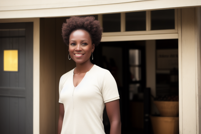 Proud Black-owned business owner
