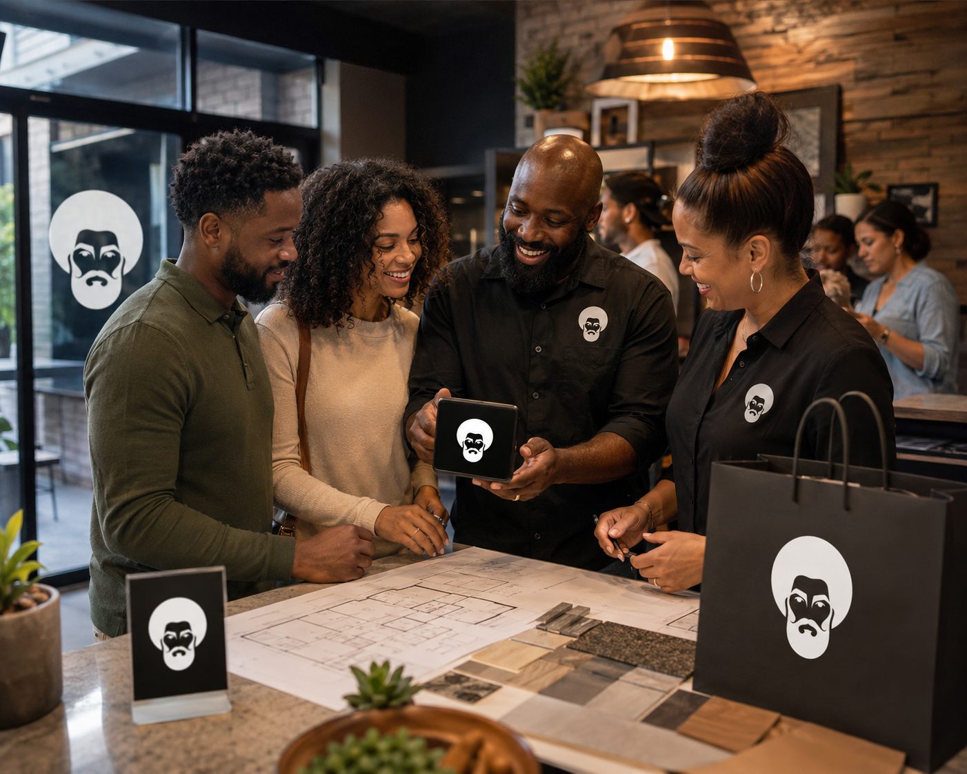 Black families spending with Black-owned businesses on the Black Dollar app