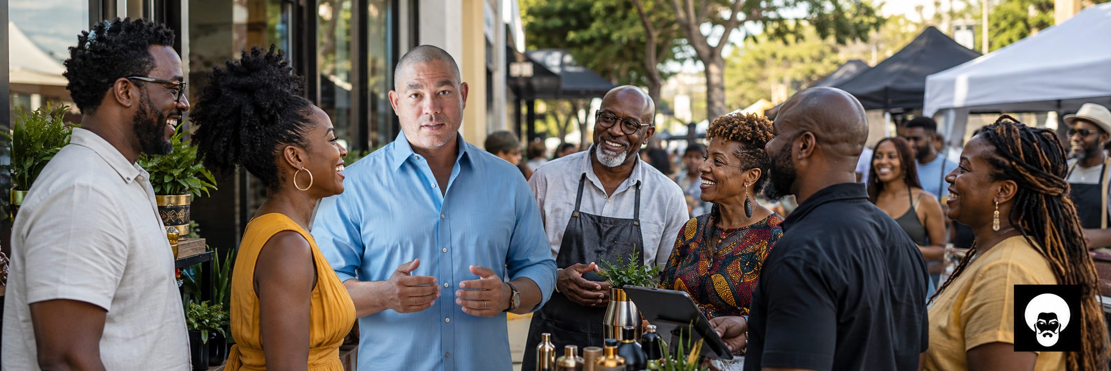 Black Dollar app members gathering